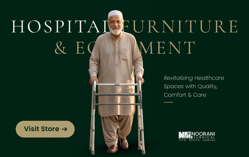 Noorani Surgical hospital furniture and equipment. Visit store.